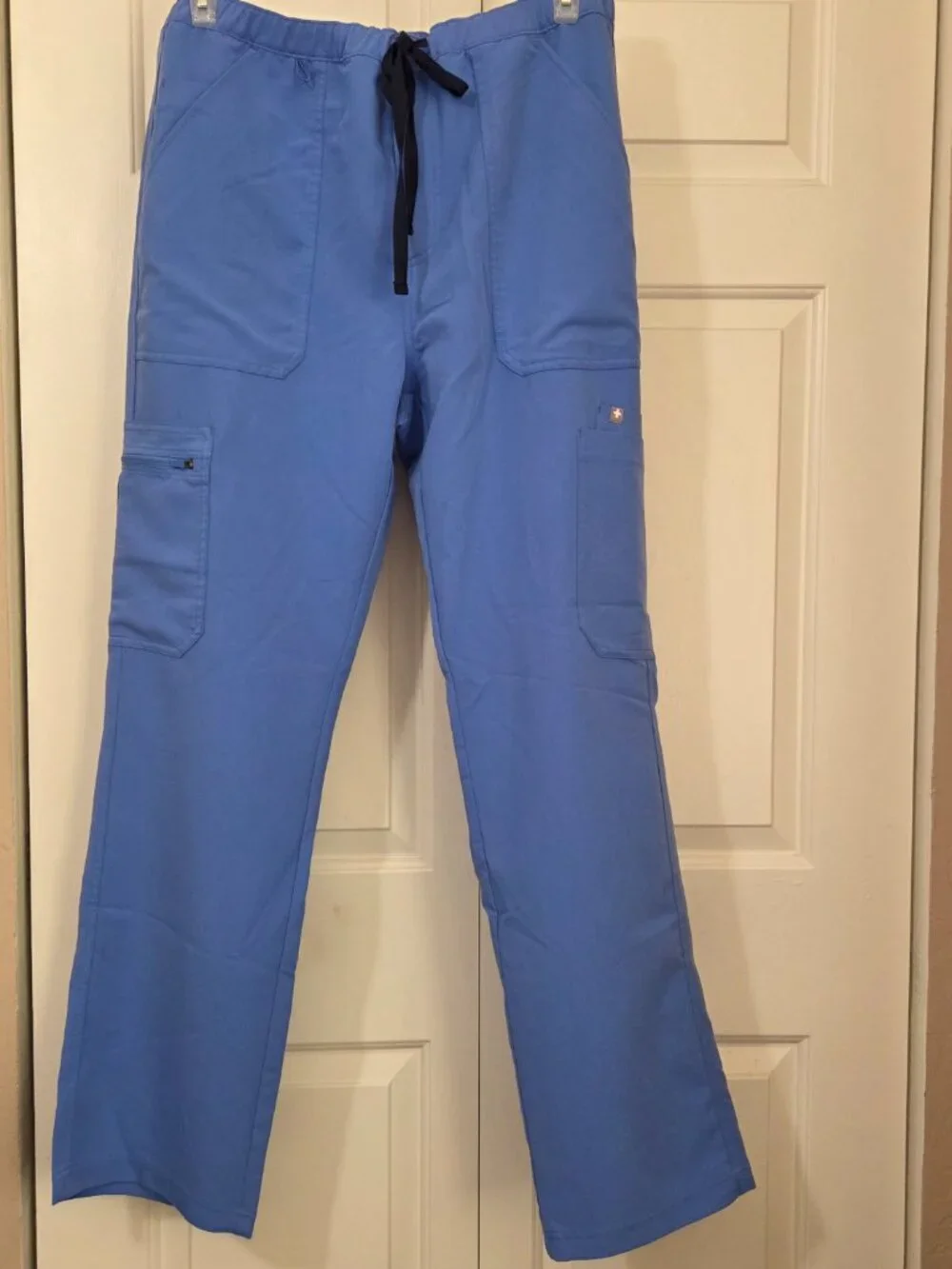 FIGS Men's Cairo Cargo Scrub Pants XLCeil Blue EUC